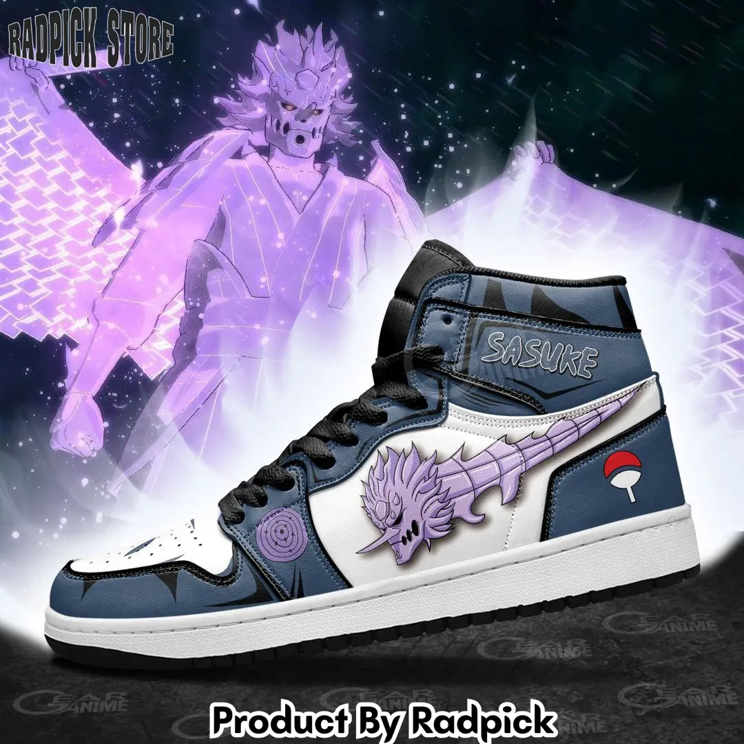 Uchiha sasuke susanoo air jordan high top sneakers anime mn23  rp0352718